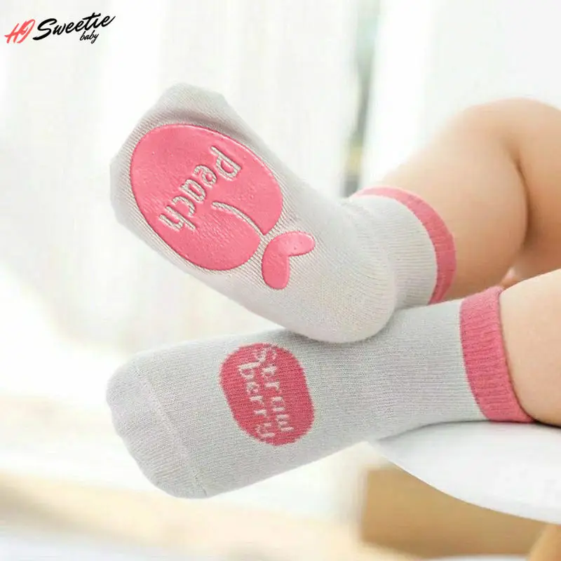 Cute Cartoon Newborn Baby Girl Socks Kids Socks for Baby Boys Girls Floor Socks 0-5 Years