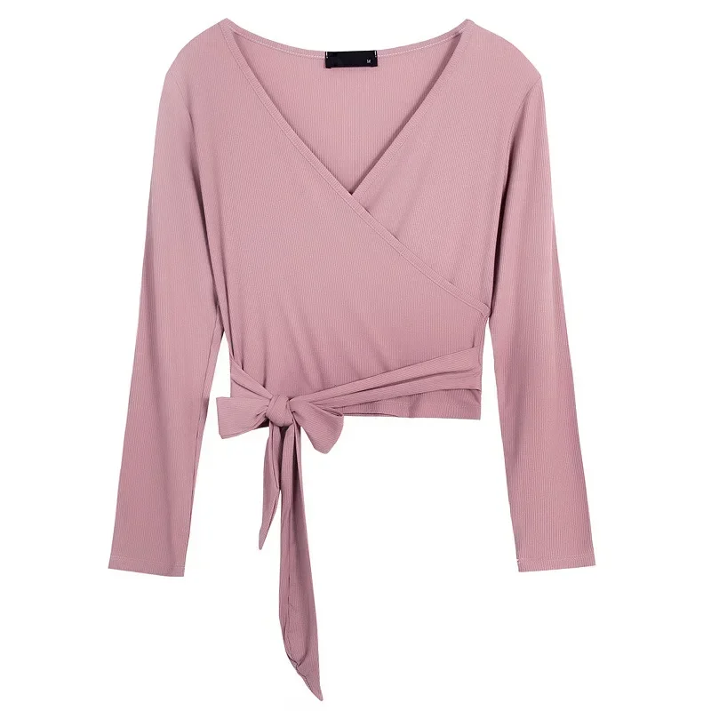 เต้นรําเสื้อผ้าผู้หญิงสายรัดสั้น SLIM-Fit Latin JAZZ โมเดิร์นคลาสสิก Body ผู้ใหญ่ Art Test TOP