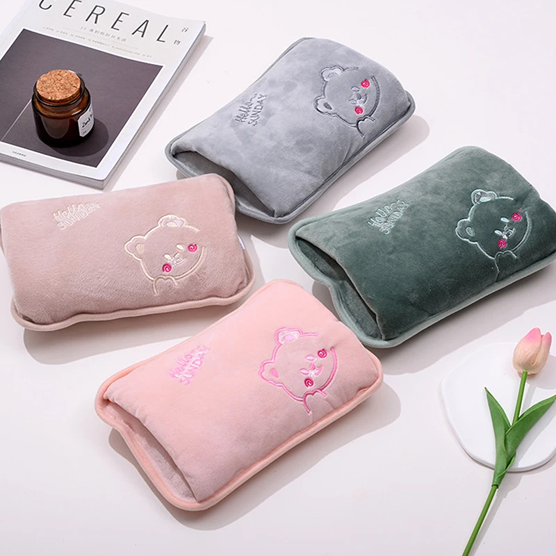 Rechargeable Hot Water Bag Electric Heat Water Pocket Hand Warmer Hot Water Bottle Heater Bag For Winter Explosion-proof