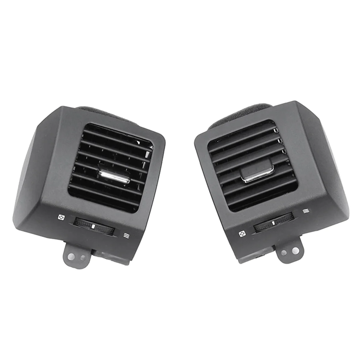 Salida de ventilación de aire para salpicadero, rejilla de aire acondicionado, color negro, para Toyota Land Cruiser Prado 120 Lexus GX470 03-09