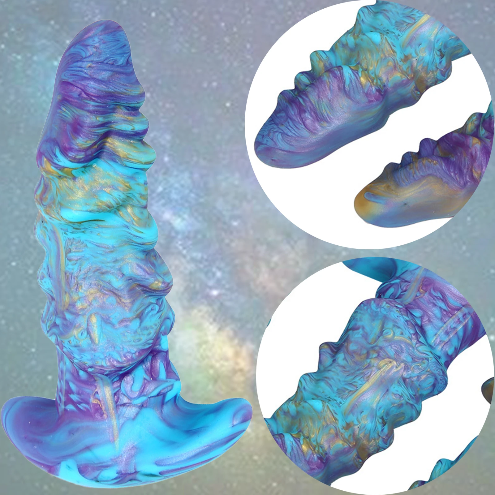 Galaxy Series S/M/L Silikonowa wtyczka do butów Anal Ass Plug Początkujący Trener prostaty Mężczyzna Kobieta Gay Dildo Dorosła para Sex Toys Sexshop