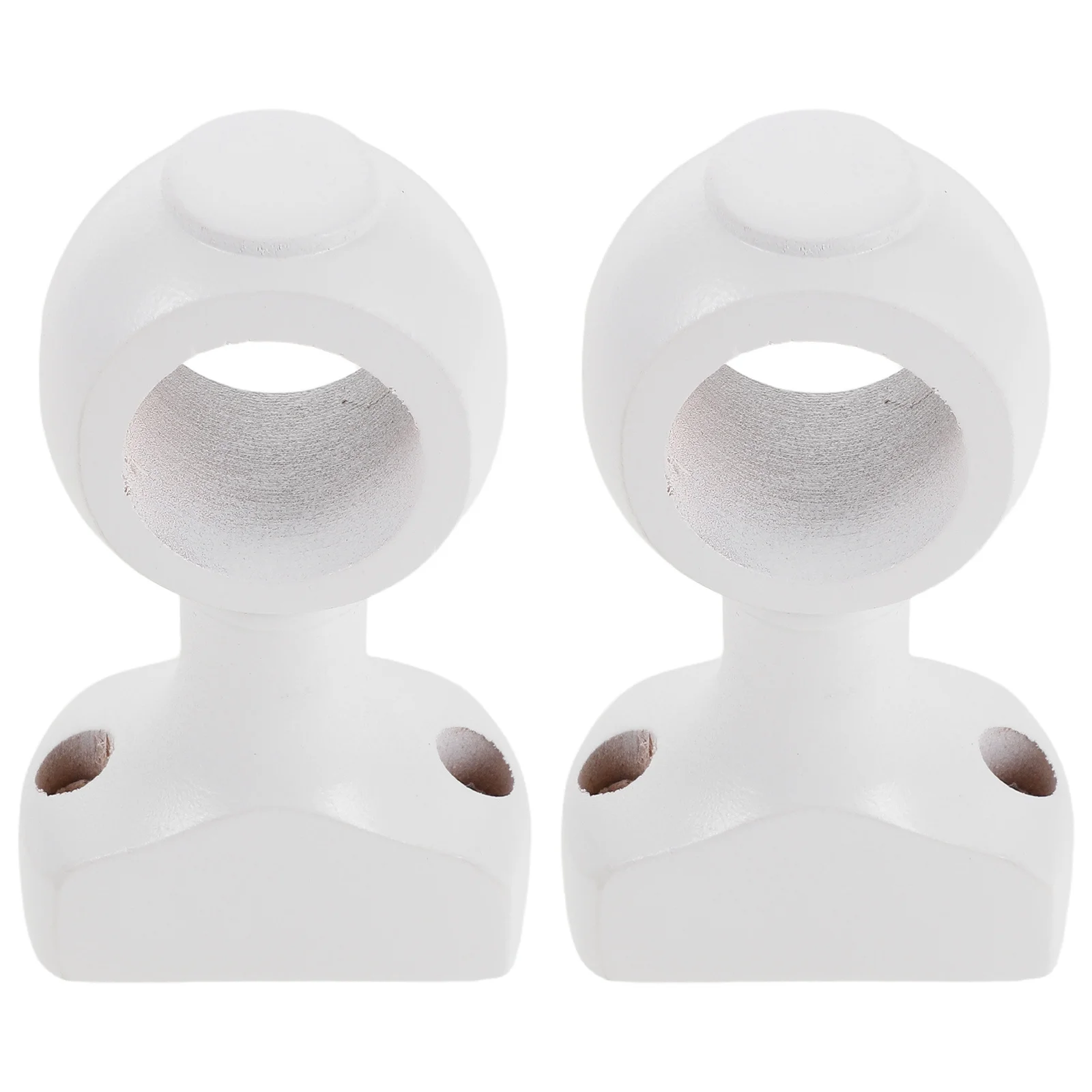 

2Pcs Natural Wood Curtain Rod Brackets Solid Heavy Duty Wall Mount Drapery Pole Holders Bedroom Living Room Curtain Rod Holders