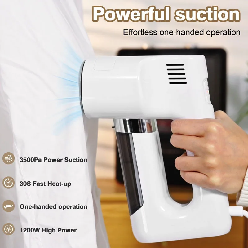 1200W 220V 110V Dual Use Handheld Garment Steamer 2 Speed Adjustable Steam Iron Portable Fabric Wrinkle Remover For Home Travel