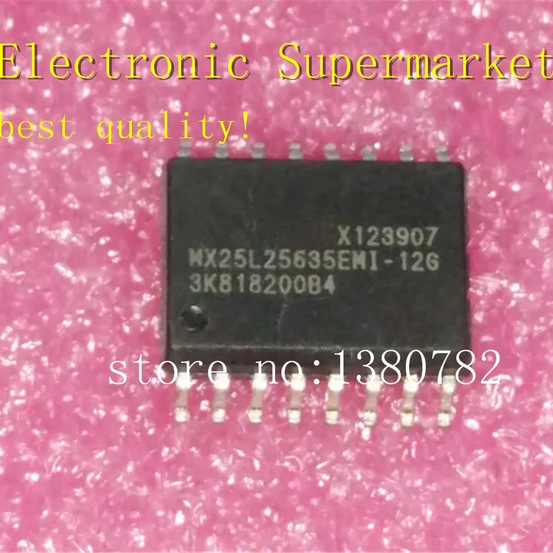 Free Shipping 2pcs-10pcs/lots MX25L25635EMI-12G MX25L25635E MX25L25635 SOP-16 New original  IC