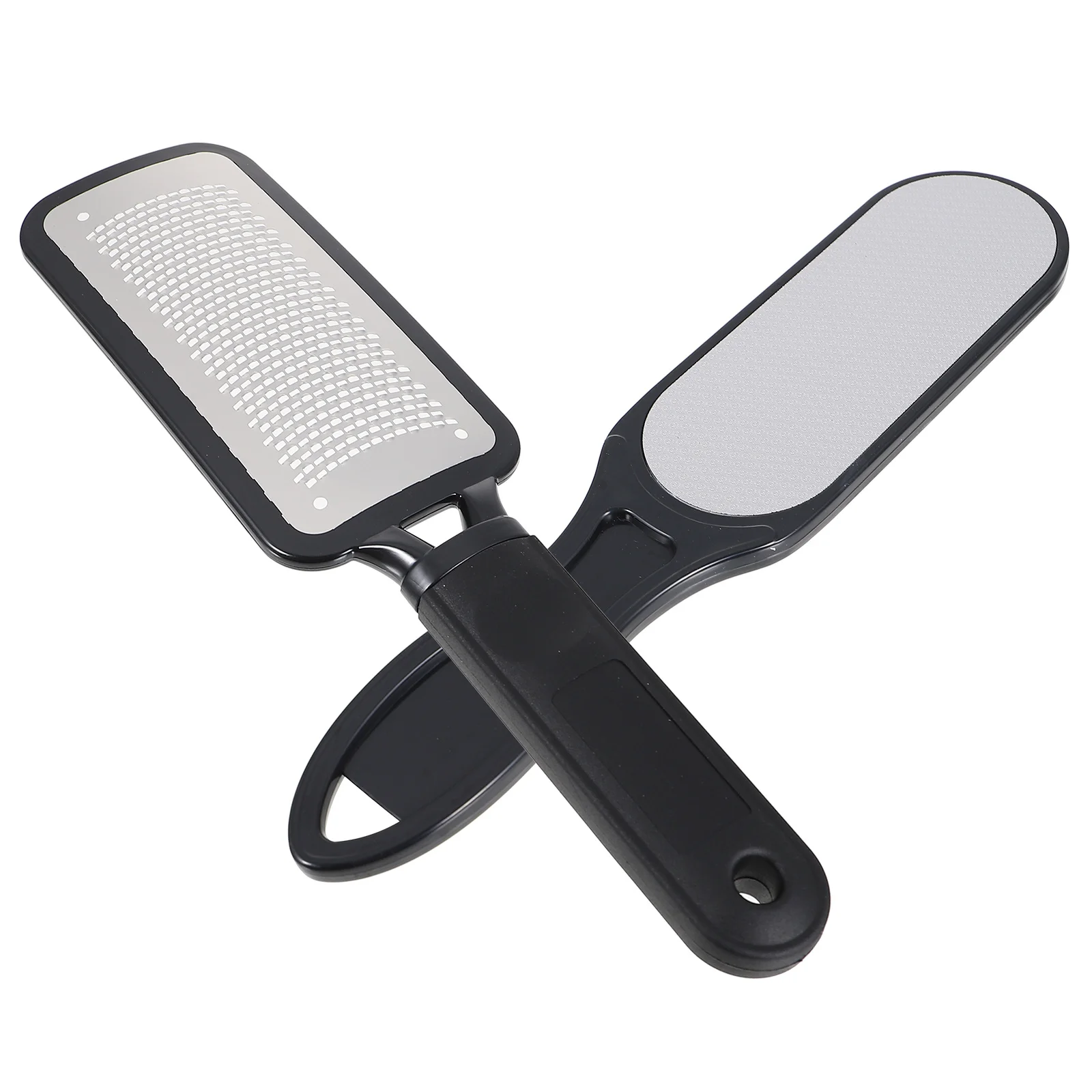 

2Pcs Foot File Stainless Steel Callus Remover Pedicure Tool Foot Dead Skin Scrubber Hard Skin Remover Exfoliator