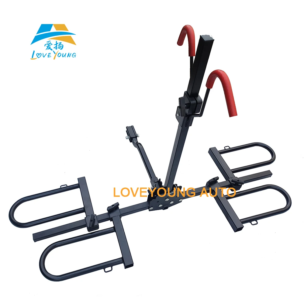 New Design Platform Type Hitch Bike Rack Foldable Fit To 2 inch and 1.25 inch Hitch Receiver