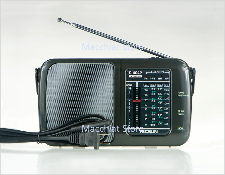 

Оригинальное обновление TECSUN R-404 R-404P, вседиапазонный DSP FM-радиоприемник со встроенным динамиком, портативное радио, цифровой приемник