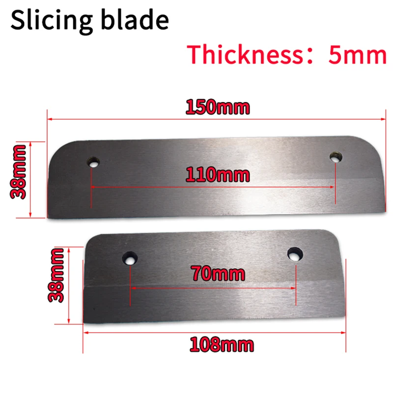 Industrial Stainless Steel Blades 440B/440C Food Processing Vegetable Fruit Melon Cutting and Shredding Chipper Knife