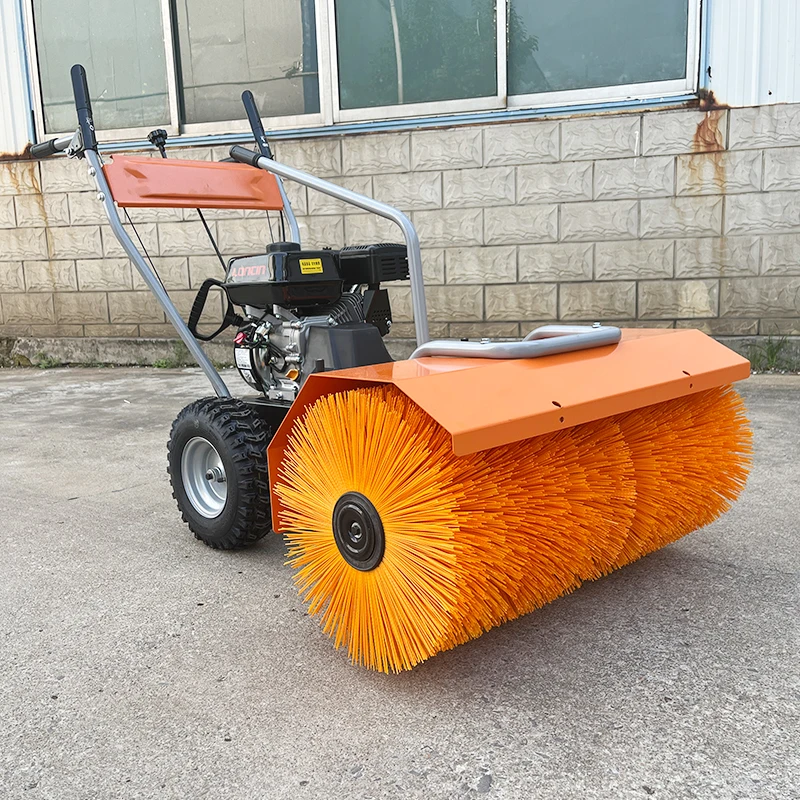 

Ergonomic Hand-Pushed Two-Stage Snow Blower With Serrated Auger And Quick-Turn Controls For Icy Surfaces