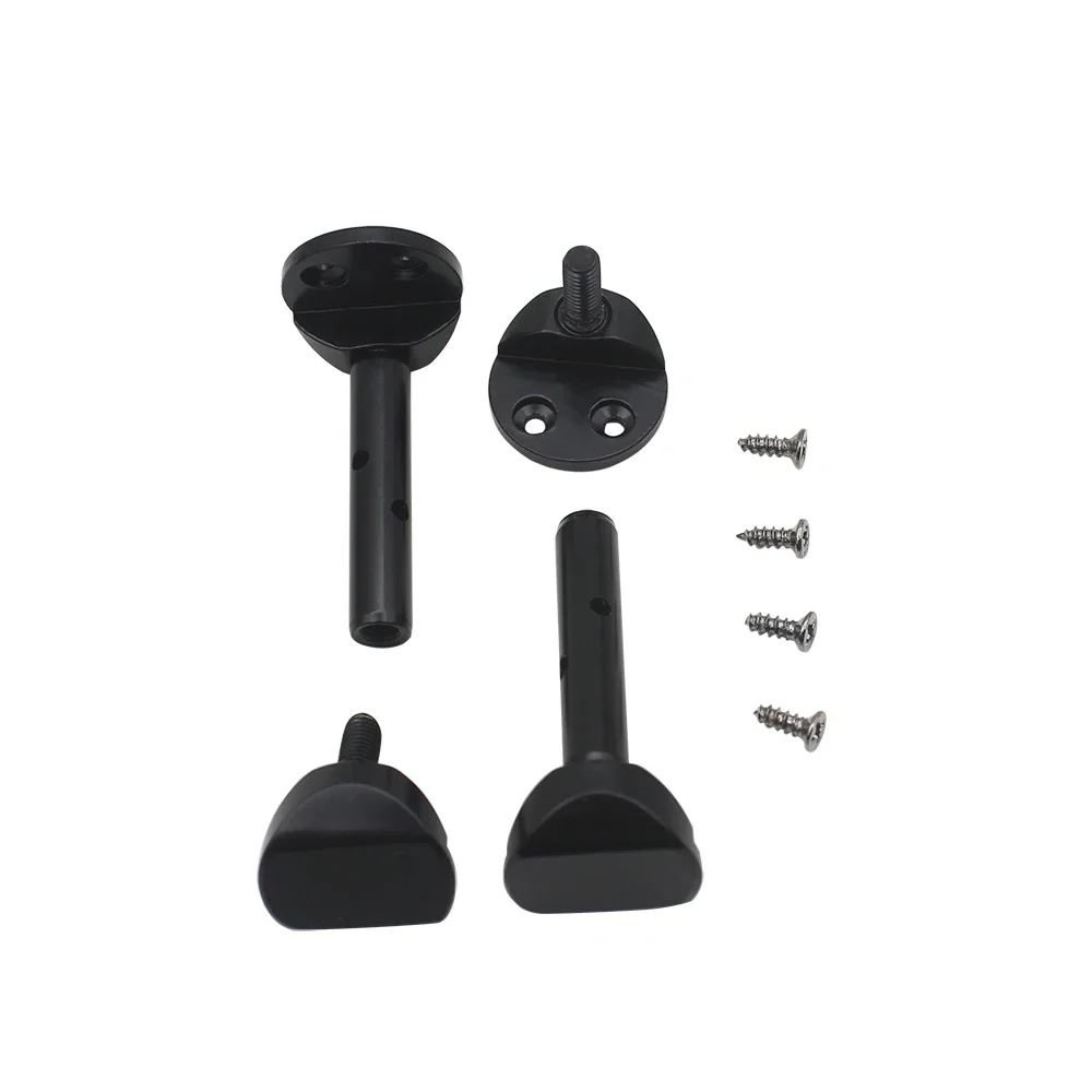 4/4-3/4 Violin Cheek Rest Screw Hill Style Fully Segmented Metal Violin Chin Rest Clamp Fiddle Chinrest Screws Accessories