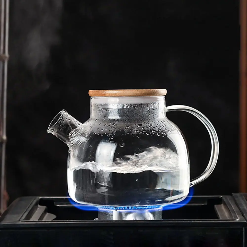 Filter Glass Kettle Large-capacity Transparent Household Fruit Scented Tea Cold Kettles High Temperature Resistant Hot Water Jar