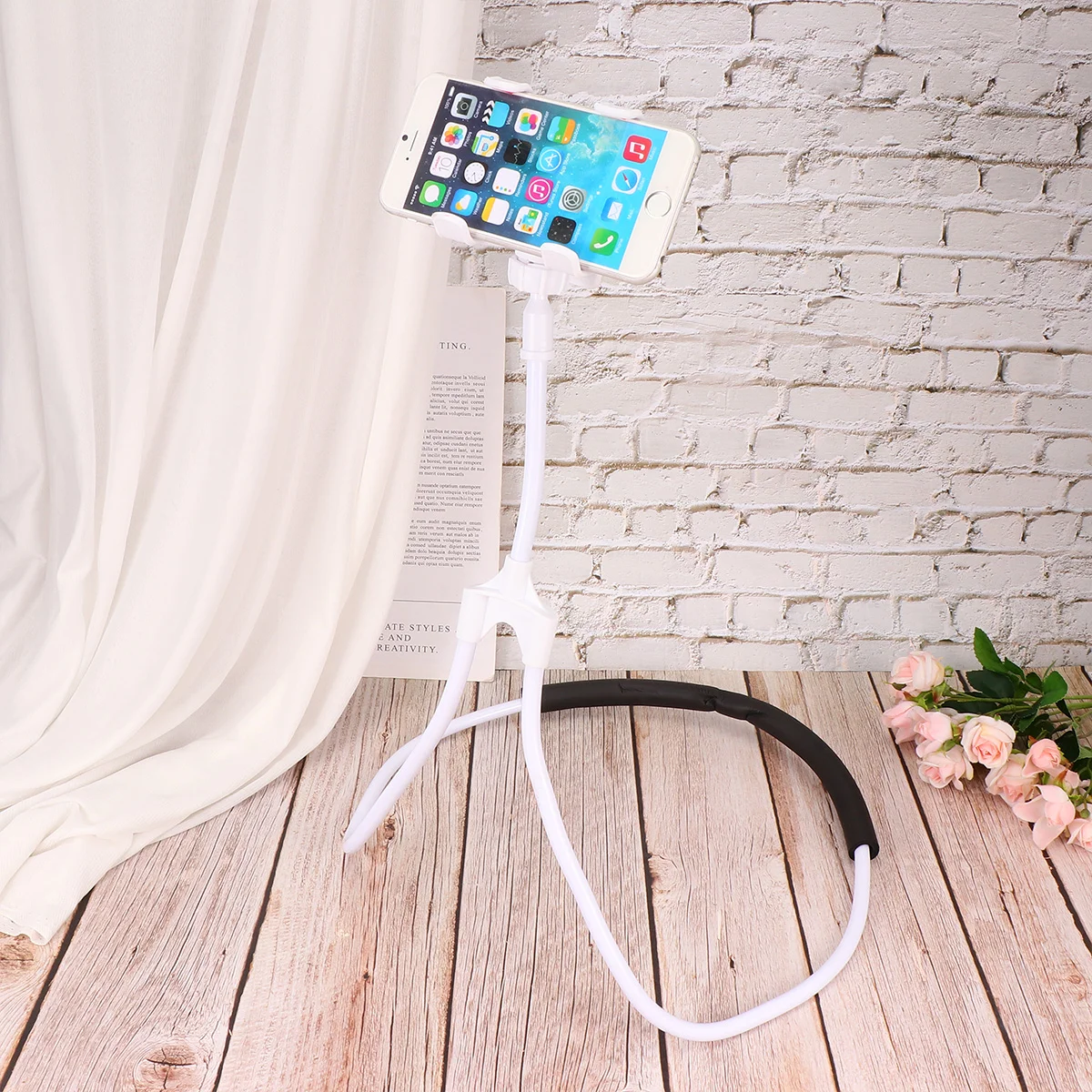 Mobile Phone Holder Multiple Use Bracket Stand Cell Hands-free Flexible for Live Streaming Desk