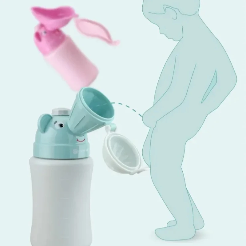Toilette portatile per l'igiene del bambino Orinatoio per ragazzi e ragazze Vasino da viaggio per auto all'aperto Vasino anti-perdite per bambini Comodo vasino portatile per WC