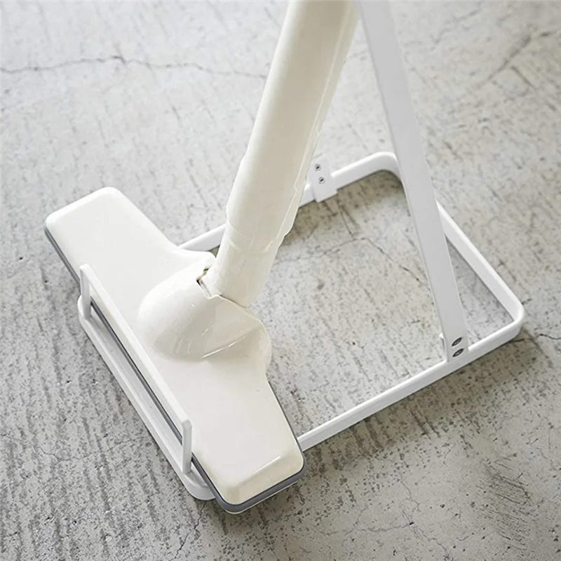 AT28-Vacuum Cleaner Storage Rack, Punch-Free Vacuum Cleaner Storage Rack, Supplies Holder, Mop Rack