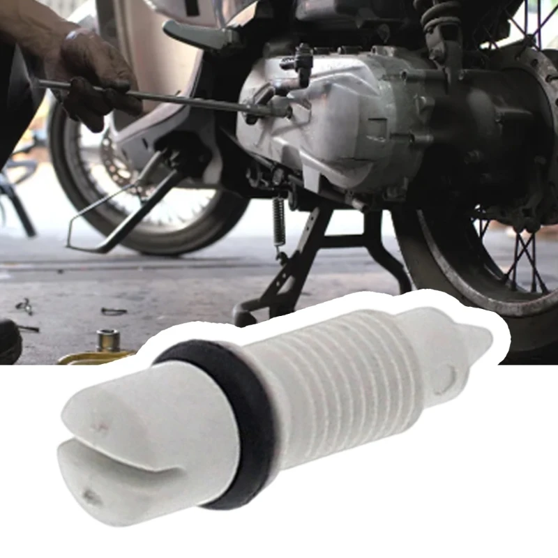 Carburetor Adjuster Idle Adjustment Screw for Motorcycle Service, Nylon Threaded Maintenance Part with Seal Collar