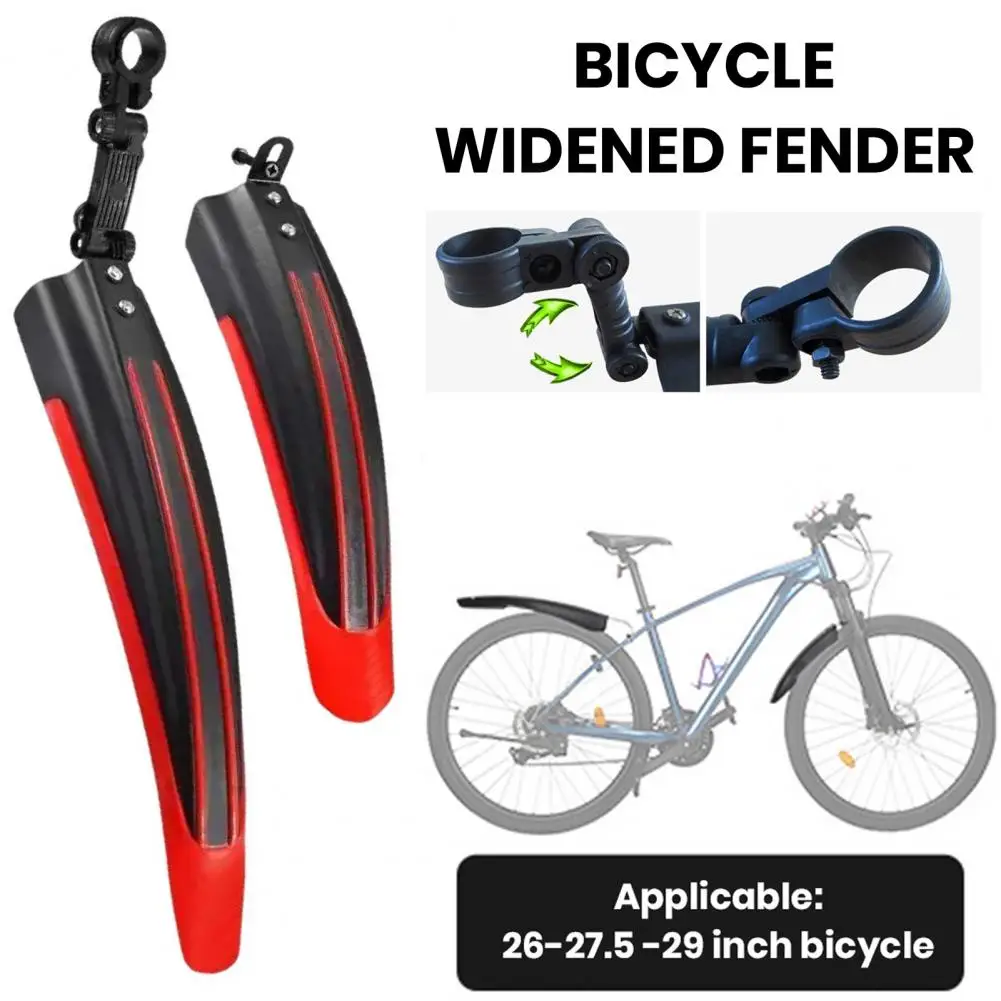 Bicycle Fender Adjustable Front And Rear Fenders Universal Bike Mud Guard Accessories For Mountain Road Bike