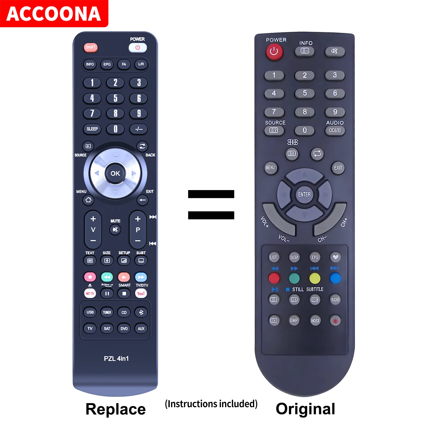 Remote control for Changhong EF24F898SD EF24X718 EF32F868S EF32F868S tv