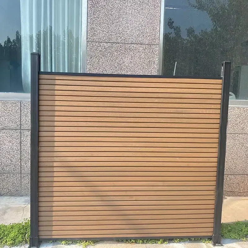 6ft Low Maintenance Co-Extrusion WPC Fence Panels-Waterproof Durable Easily Assembled for Modern Residential Landscaping