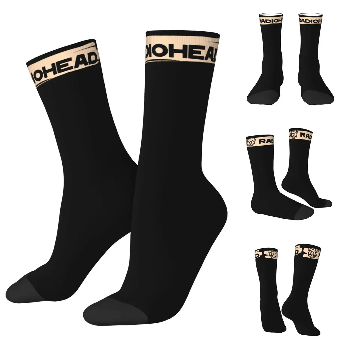 3D printing cosy Unisex Socks,Warm Radiohead Interesting Four Seasons Socks