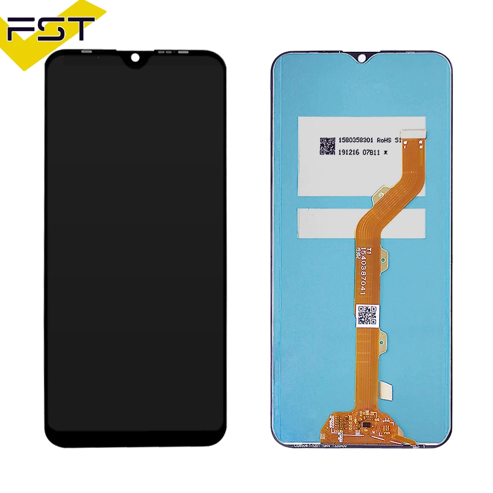 Original For Tecno Spark 4 LCD KC2 Display Touch Screen Digitizer Assembly For Tecno Spark 4 Lite LCD KC8S Sensor Display Repair