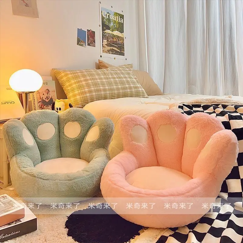 

For Cat claw futon seat cushion plush seat cushion tatami on the ground bedroom bay window floor backing integrated lazy sofa