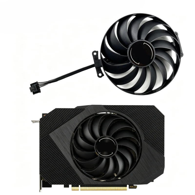 Compatible with ASUS RTX3050 RTX3060 PHOENIX Graphics Card Cooling Fan, Model CF1010U12D Replacement GPU Cooling Fan