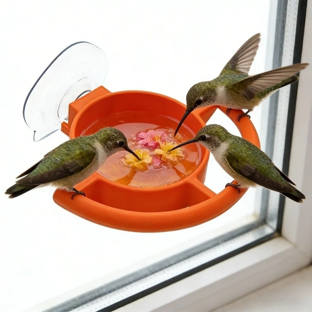 update. Suction Cup Bird Feeder Window Holder Multifunctional Pet Supplies Bird Feeder Bowl Window-Mounted Feeder Shelf
