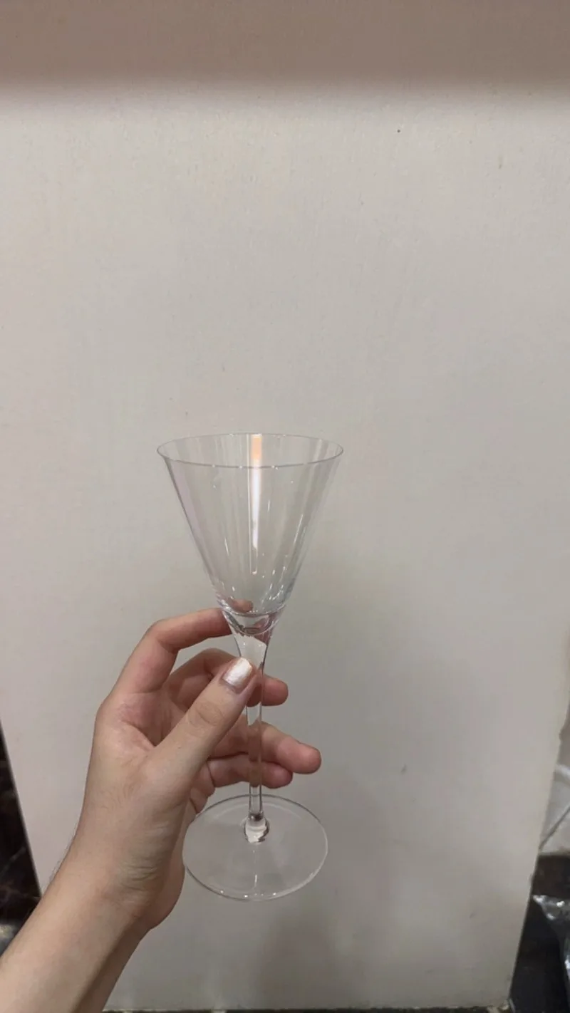 For Creative Triangular Bar Glass Cup, Premium Small Volume Cocktail Tumbler for Home, Bar & Party Use