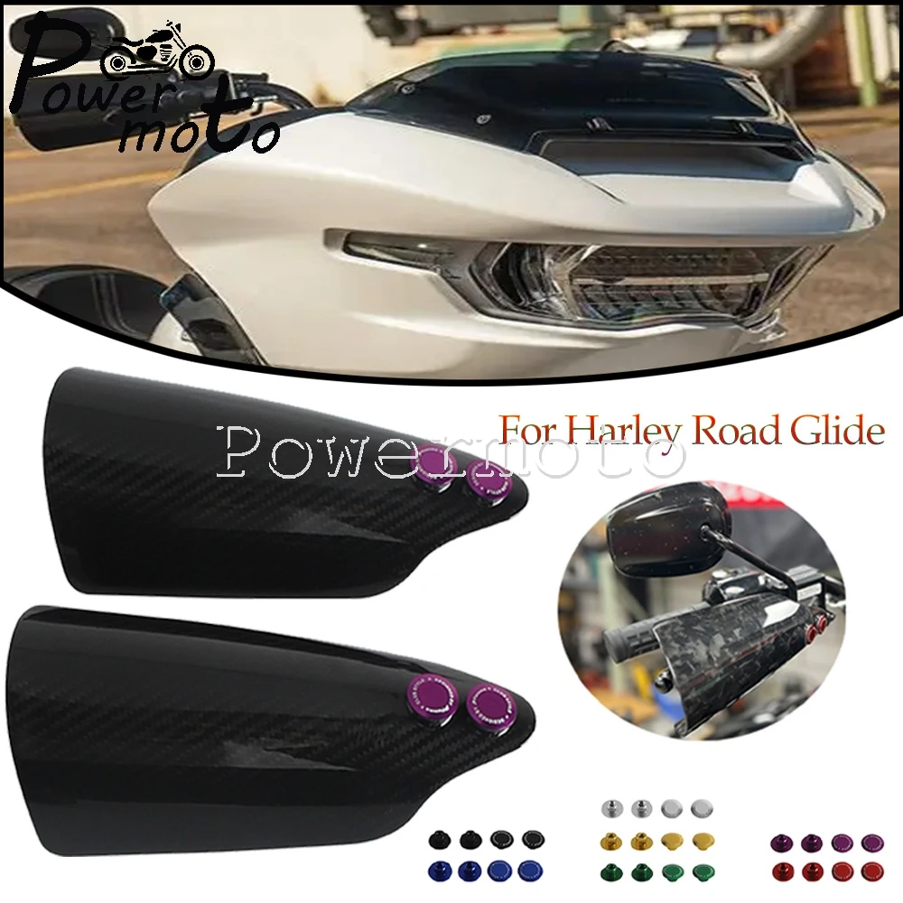 Road Glide Hand Shield Guard For Harley Touring Road Glide FLTRXSE 23-26 Motorcycle Hand Handlebar Handle Bar Guards Handguards