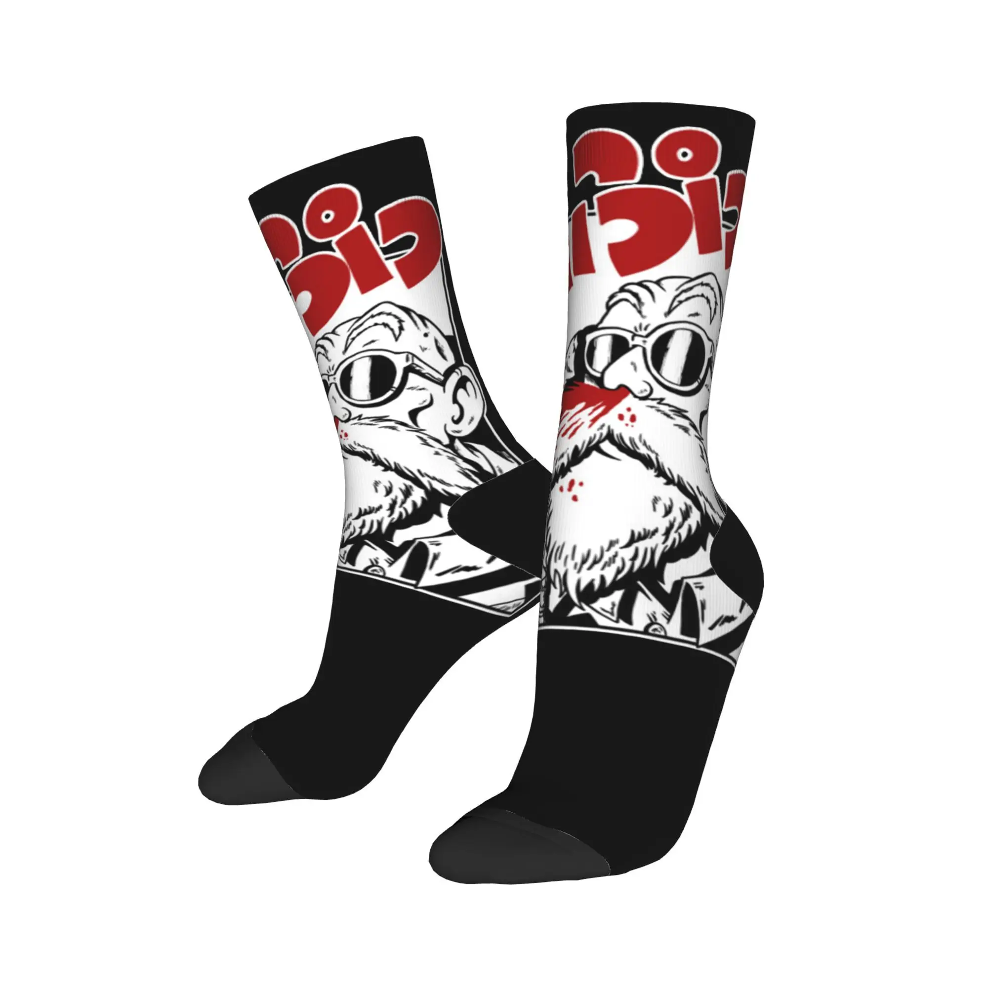 New Male Men Socks Casual Pichi Pichi Gal Master Roshi Nose Bleeding Sock Kame Sennin Jackie Chun Dragon Ball Stockings