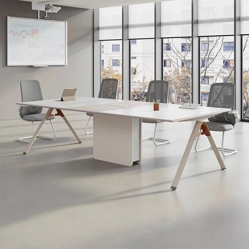 Reception conference Table multi-functional large modern minimalist office meeting table long Negotiation mesa reunião furniture