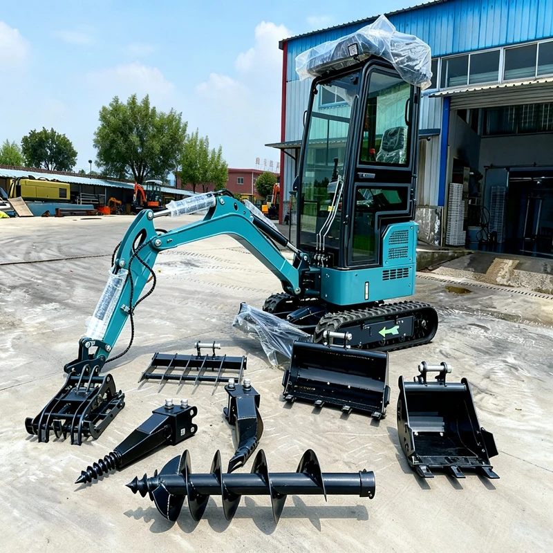 

Мини-экскаватор 1,0 тонны с двигателем YANMAR, стандарт EPA/Euro 5, европейский, многофункциональный, с дизельным двигателем Kubota.