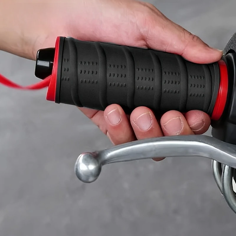 1Pc Anti‑Slip Silicone Handlebar Cover, Shock‑Absorbing Durable Protective Wrap for Motorcycle Bicycle