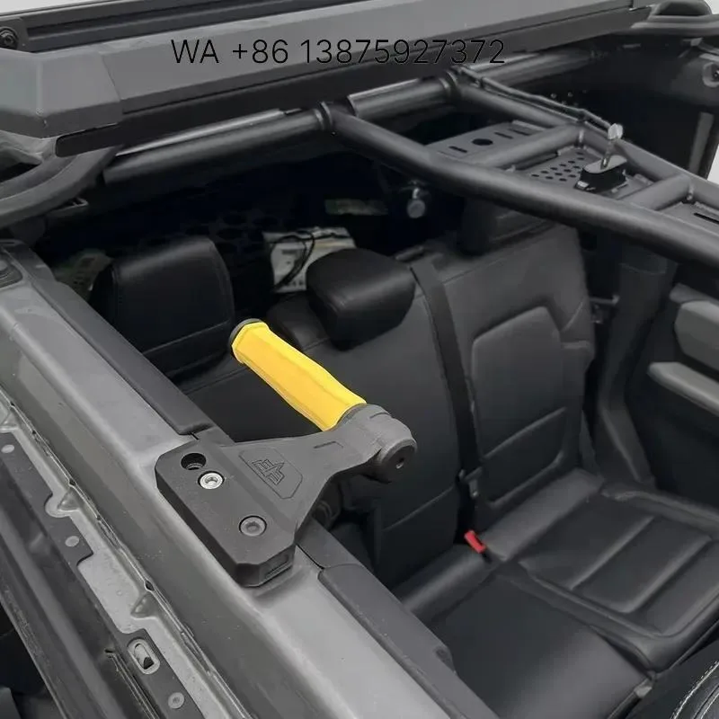 Wmwmnu Professional Aluminum Magnesium Alloy CNC Machined for 21 24 Interior Entry Grip Bar Pair Accessories