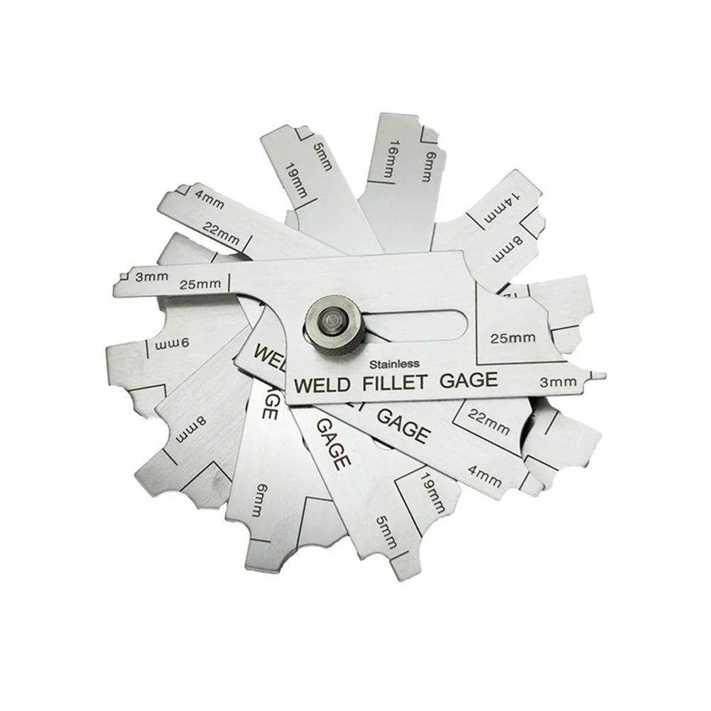 Welding Inspection Fillet Weld Gauge Clear Visibility Markings Metric Measuring Range Precise Size Assessment For Fillet Welds
