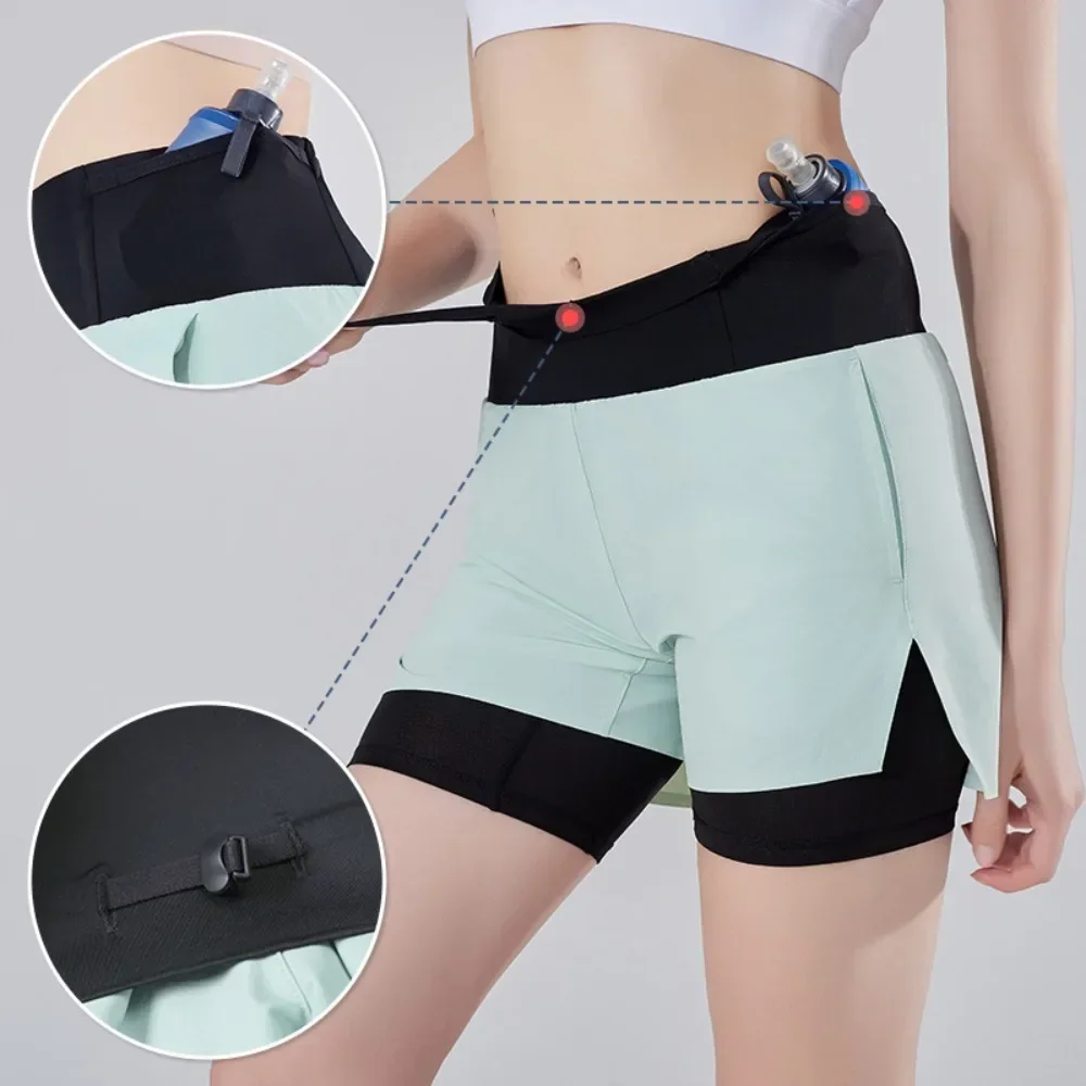 

Outdoor Shorts Fake Two-piece Anti-exposure Shorts Summer Style Men's and Women's Cross-country Running Shorts