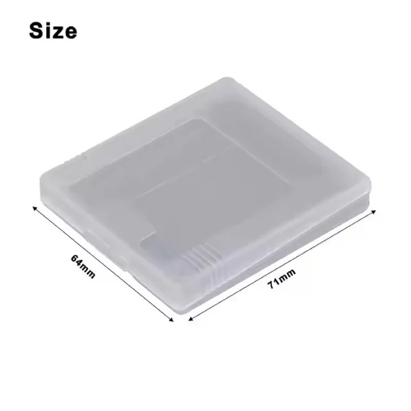 5Pcs/Lot Transparent Game Card Cartridge for GameBoy Color Pocket Plastic Storage Box for Game Boy GB/GBC Cards Cover Case