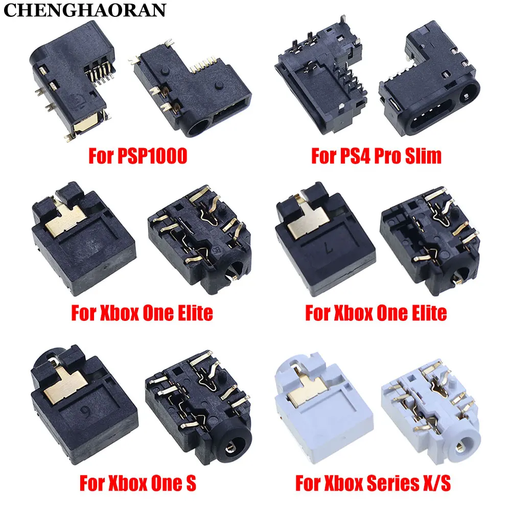 For Xbox One Elite Series X S Controller 3.5mm Headset Plug Headphone Jack Socket For PS4 Pro Slim  PSP1000 Earphone Jack Repair