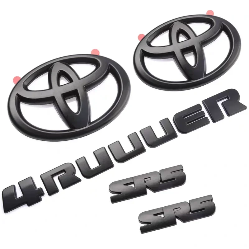 

5/9pcs car logo Suitable for Toyota 4runner TRD off-road vehicle front grille luggage wing sticker stickers modified accessories