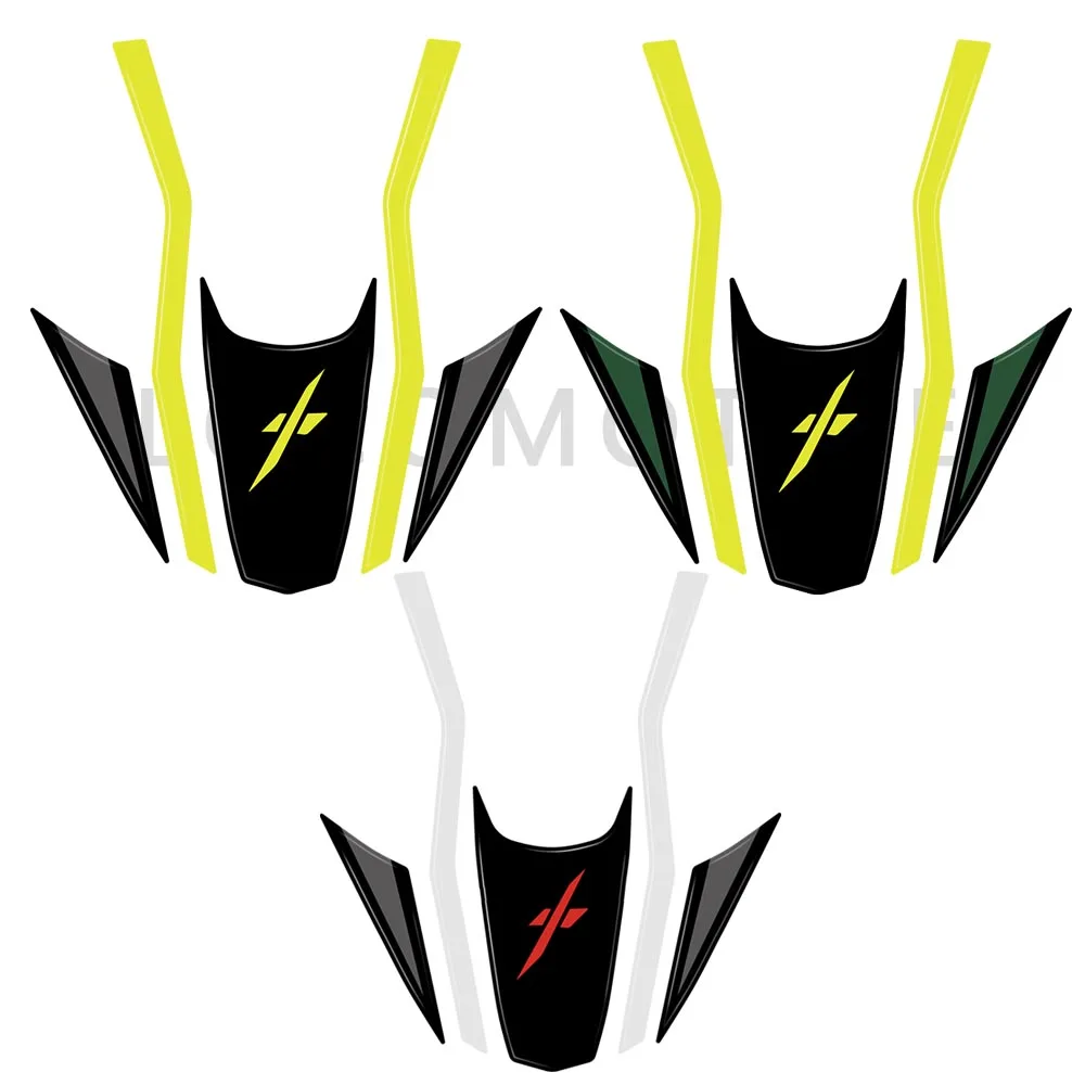 For Benelli TRK 702 TRK 702X 2023 Motorcycle Accessories 3D Gel Epoxy Sticker Kit 3D Motorcycle front end Protection Sticker