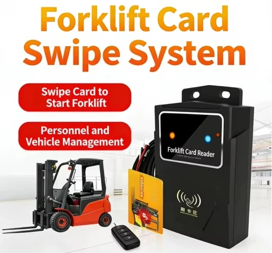 Forklift Speed Limiter Device RFID Access Control Systemwith Audible & Visual Alarm Card Swipe System