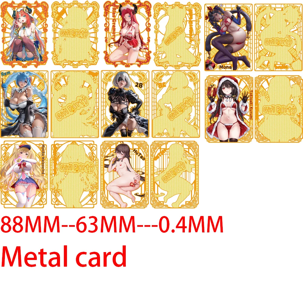 Wholesale Newest Goddess Story Waifu Metal Card Hobby Collection Card