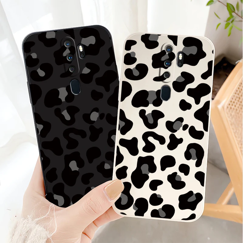 Leopard Print Phone Case For OPPO A9 A9X K9 A8 A7X A7 K7X AX5 K5 A5 A5S A3S A1 Pro Silicone Soft Shockproof Bumper Back Cover #6