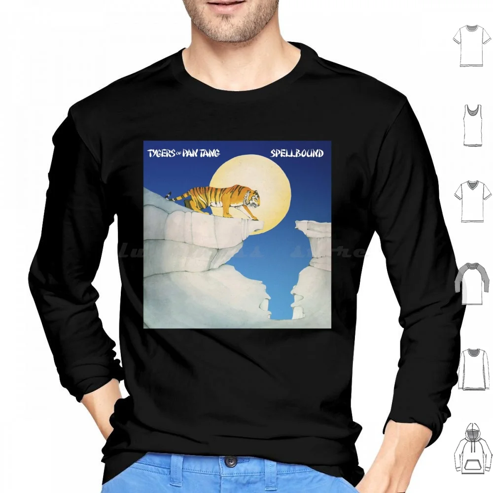 Tygers Of Pan Tang-Spellbound Album 1981 sudaderas con capucha de manga larga Tygers Of Pan Tang banda de heavy metal inglés