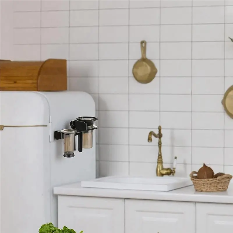 PORK-Wall-Mounted Holder For Aeropress Coffee Press,For All-In-One French Press,Easy To Clean,Keep Coffee Press Set Organized