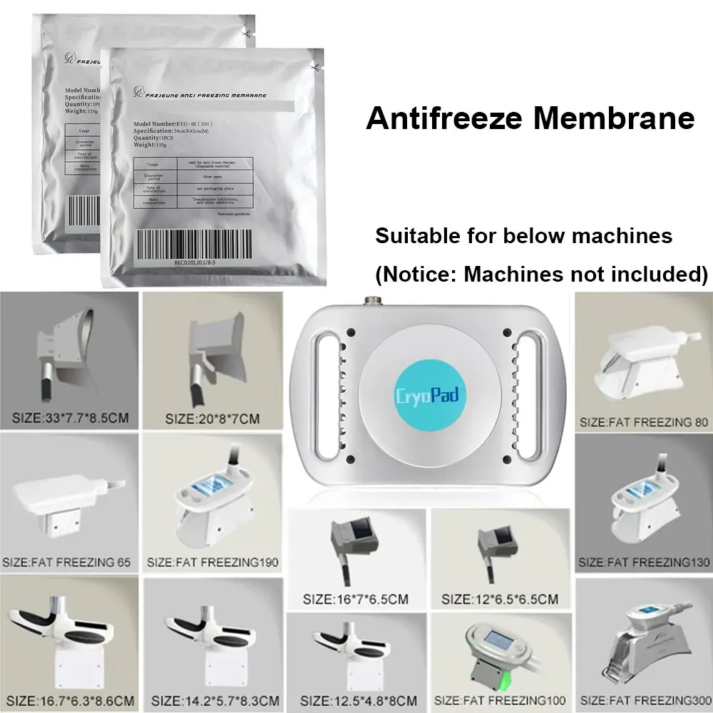 Membrana antigelo per macchina per criolipolisi per il congelamento dei grassi Patch sottile Corpo dimagrante Anticellulite Dissolve la terapia del