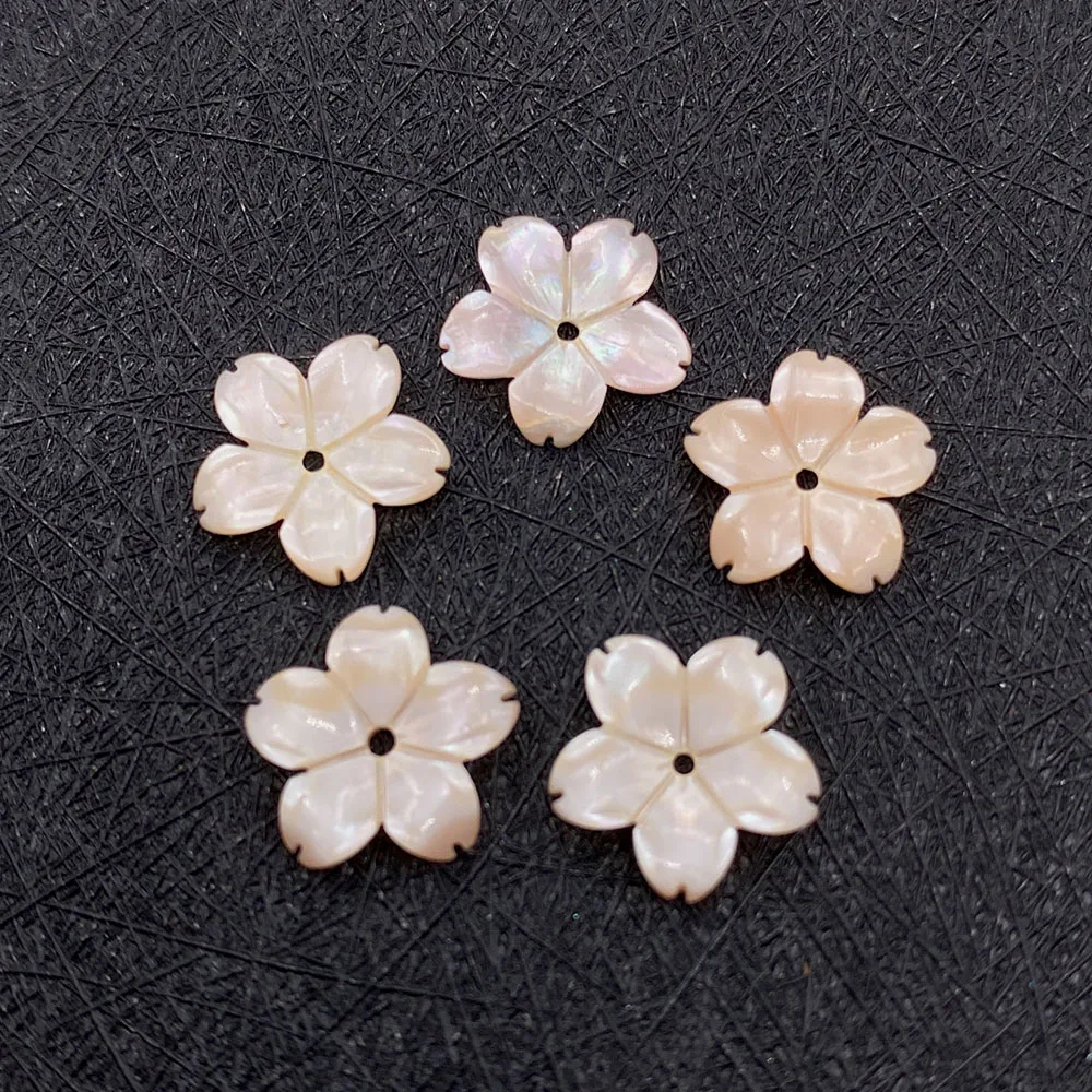 Wholesale Multicolor Flower Shape Pendant Natural Shells for Jewelry Making DIY Handmade Accessories Beaded Decoration Fashion