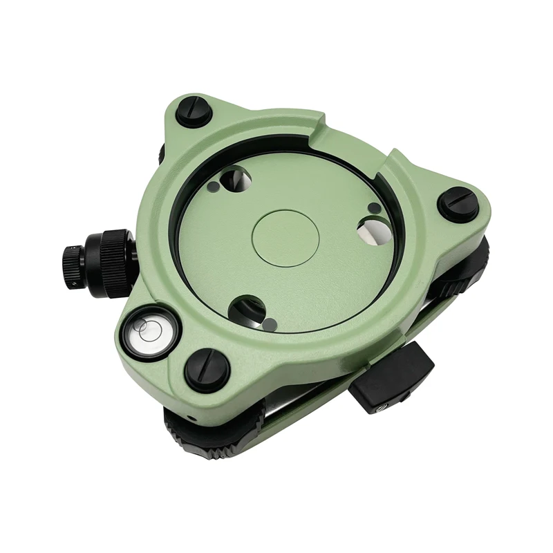 Three-Jaw Green Tribrach With Optical Plummet For Leica Total Station Surveying Instruments GPS