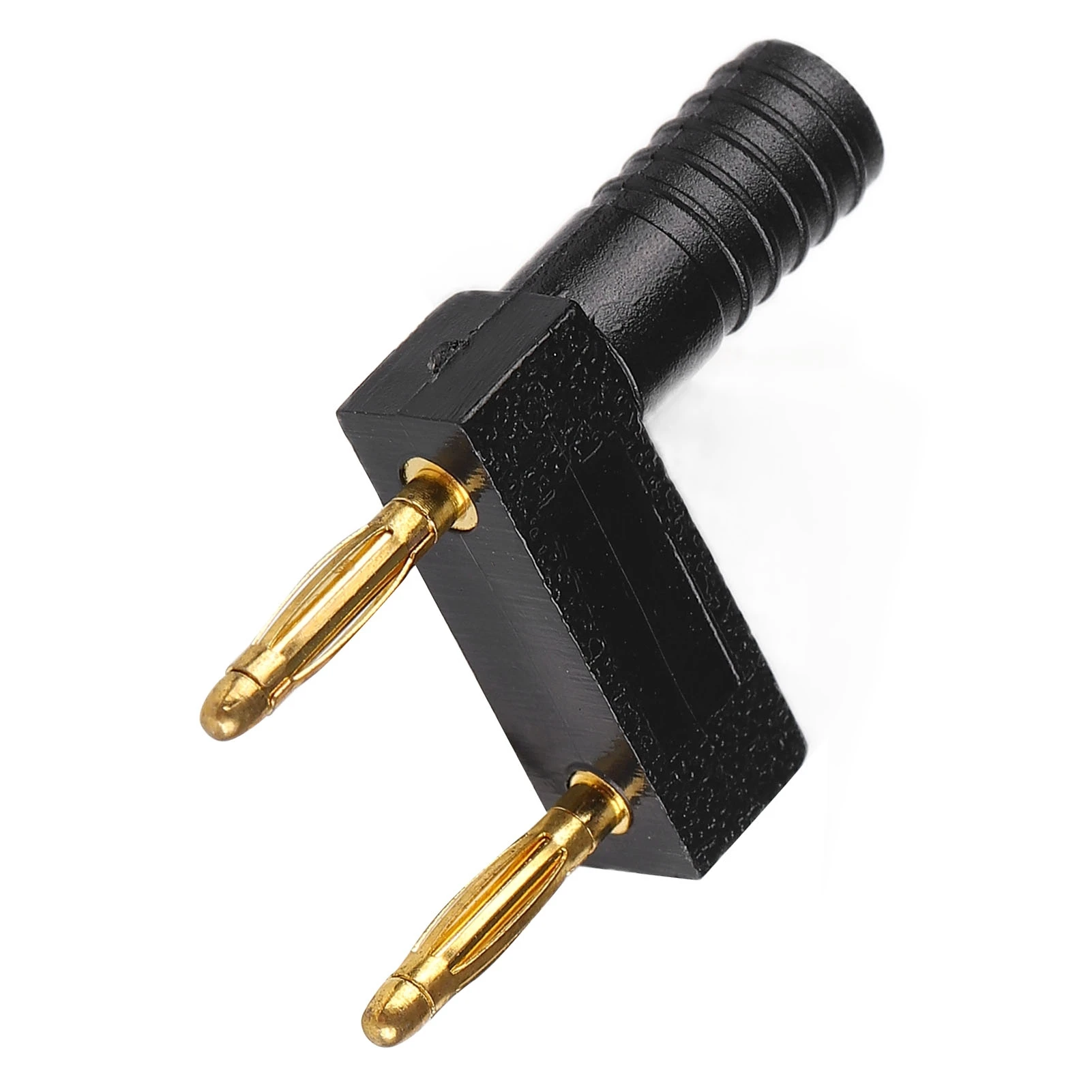 10PCS U52 2mm Banana Plug Double Row Short Circuit Plug DIY Cable Connector 10mm Spacing Black