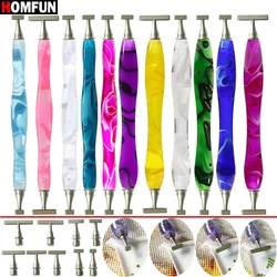 HOMFUN New Threaded Bits Accessories Embroidery Pen，Diamond Painting Dot Drill Tool，Multifunctional Metal Screw Thread Tips